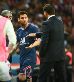 Messi ignores Pochettino's handshake